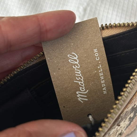 NWT Madewell Snakeskin Clutch - Picture 4 of 5